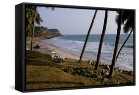 Kovalam Beach, Trivandrum, Kerala, India, Asia-Balan Madhavan-Framed Stretched Canvas