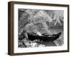 Kovalum, Kerala, India, Boat in Village-Elisa Cicinelli-Framed Premium Photographic Print