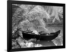 Kovalum, Kerala, India, Boat in Village-Elisa Cicinelli-Framed Photographic Print
