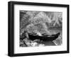 Kovalum, Kerala, India, Boat in Village-Elisa Cicinelli-Framed Photographic Print