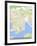 Kowloon, Hong Kong, Special Administrative Region of China Map-null-Framed Poster