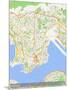 Kowloon, Hong Kong, Special Administrative Region of China Map-null-Mounted Poster