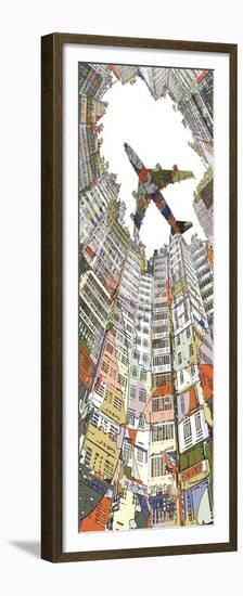 Kowloon Walled City-null-Framed Premium Giclee Print