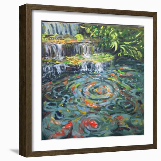 Koy Carp, Thailand, 2018-Andrew Macara-Framed Giclee Print