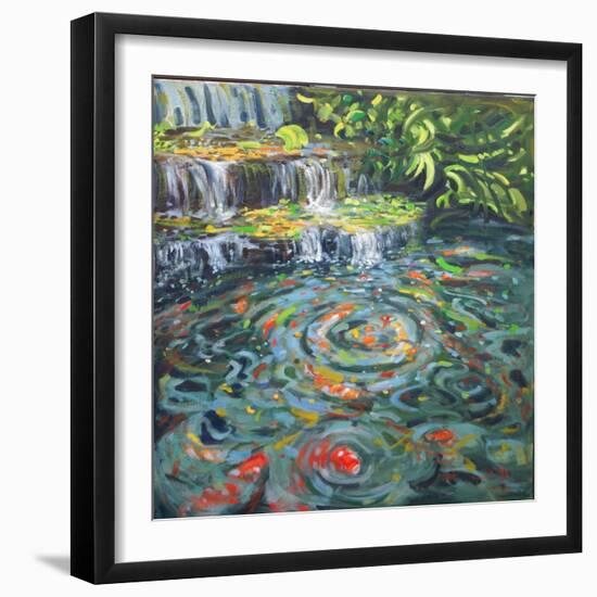 Koy Carp, Thailand, 2018-Andrew Macara-Framed Giclee Print