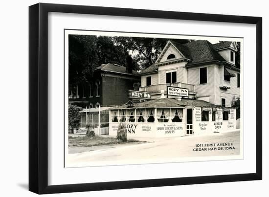 Kozy Inn, Cedar Rapids, Iowa-null-Framed Art Print