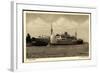 Kpm Line, Dampfer Colombia Am Hafen Von Kopenhagen-null-Framed Giclee Print