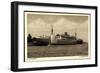 Kpm Line, Dampfer Colombia Am Hafen Von Kopenhagen-null-Framed Giclee Print