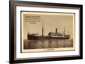 Kpm Line, S.S. Venezuela, Stoomboot, Dampfer-null-Framed Giclee Print