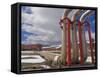 Krafla Geothermal Power Station, Kroflustod, Near Lake Myvatn, North Area, Iceland, Polar Regions-Neale Clarke-Framed Stretched Canvas