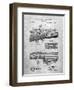 Krag Jãrgensen Repeating Rifle Patent Print-Cole Borders-Framed Art Print