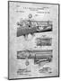 Krag Jãrgensen Repeating Rifle Patent Print-Cole Borders-Mounted Art Print