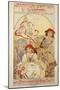 Krajinska Vystava V Ivancicich, 1913-Alphonse Mucha-Mounted Premium Giclee Print