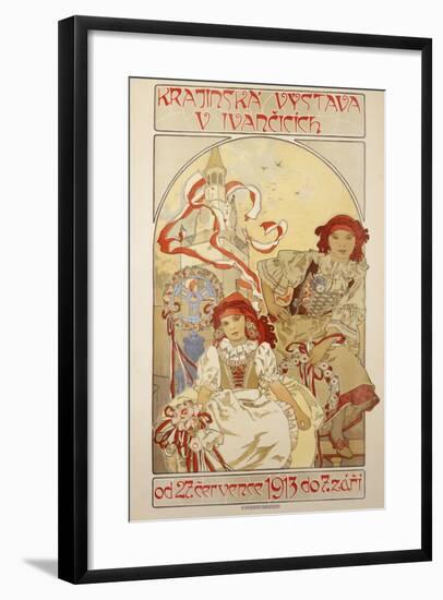 Krajinska Vystava V Ivancicich, 1913-Alphonse Mucha-Framed Giclee Print