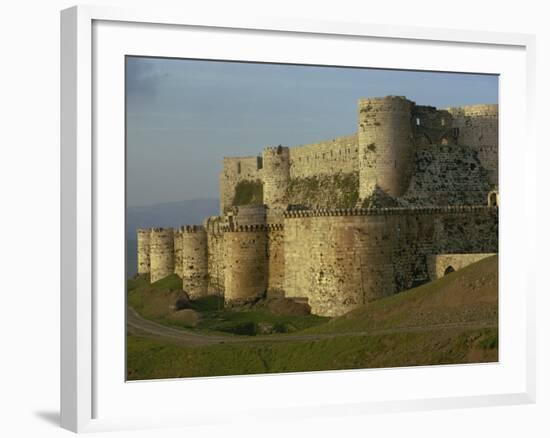 Krak Des Chevaliers, UNESCO World Heritage Site, Syria, Middle East-Woolfitt Adam-Framed Photographic Print