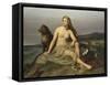 Kraka (Aslaug, Aslog), by Winge, Marten Eskil (1825-1896). Oil on Canvas, 1862. Dimension : 160X217-Marten Eskil Winge-Framed Stretched Canvas