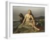 Kraka (Aslaug, Aslog), by Winge, Marten Eskil (1825-1896). Oil on Canvas, 1862. Dimension : 160X217-Marten Eskil Winge-Framed Giclee Print