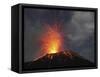 Krakatau Eruption, Sunda Strait, Indonesia-null-Framed Stretched Canvas