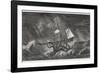 Kraken Attacking a Sailing Vessel During a Storm-E. Etherington-Framed Photographic Print