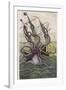 Kraken Attacks a Sailing Vessel-Denys De Montfort-Framed Photographic Print