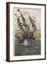 Kraken Attacks a Sailing Vessel-Denys De Montfort-Framed Photographic Print