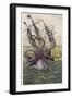 Kraken Attacks a Sailing Vessel-Denys De Montfort-Framed Photographic Print