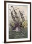 Kraken Attacks a Sailing Vessel-Denys De Montfort-Framed Photographic Print