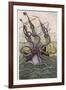 Kraken Attacks a Sailing Vessel-Denys De Montfort-Framed Photographic Print