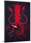 Kraken Attaken-Michael Buxton-Mounted Art Print