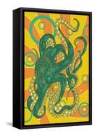 Kraken-Lantern Press-Framed Stretched Canvas