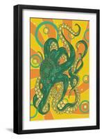 Kraken-Lantern Press-Framed Art Print
