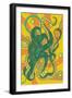 Kraken-Lantern Press-Framed Art Print