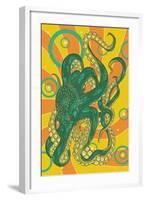 Kraken-Lantern Press-Framed Art Print