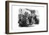 Krakoviak Dance Poland-Michel Plonski-Framed Art Print