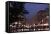 Krakow by Night-B-D-S-Framed Stretched Canvas