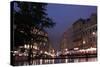 Krakow by Night-B-D-S-Stretched Canvas