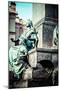 Krakow - Fragments of the Monument of Adam Mickiewicz.-Curioso Travel Photography-Mounted Photographic Print