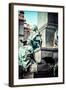 Krakow - Fragments of the Monument of Adam Mickiewicz.-Curioso Travel Photography-Framed Photographic Print