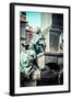 Krakow - Fragments of the Monument of Adam Mickiewicz.-Curioso Travel Photography-Framed Photographic Print