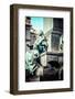 Krakow - Fragments of the Monument of Adam Mickiewicz.-Curioso Travel Photography-Framed Photographic Print