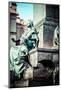 Krakow - Fragments of the Monument of Adam Mickiewicz.-Curioso Travel Photography-Mounted Photographic Print