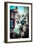 Krakow - Fragments of the Monument of Adam Mickiewicz.-Curioso Travel Photography-Framed Photographic Print