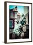 Krakow - Fragments of the Monument of Adam Mickiewicz.-Curioso Travel Photography-Framed Photographic Print