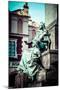 Krakow - Fragments of the Monument of Adam Mickiewicz.-Curioso Travel Photography-Mounted Photographic Print