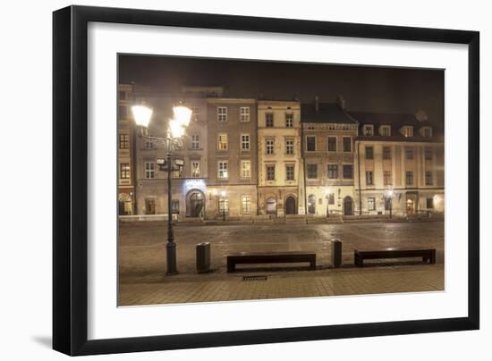 Krakow: Small Market Squarek near Main Market Square-Eunika-Framed Photographic Print