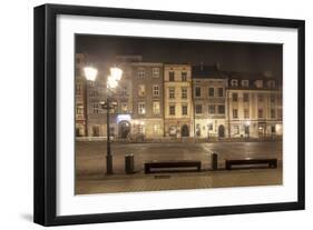 Krakow: Small Market Squarek near Main Market Square-Eunika-Framed Photographic Print