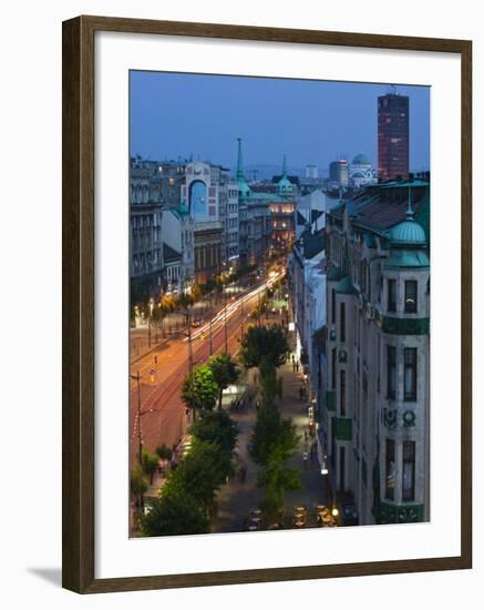 Kralja Milana Street, Belgrade, Serbia-Walter Bibikow-Framed Photographic Print