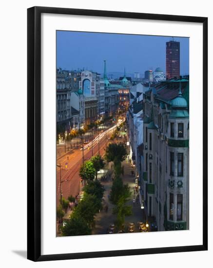 Kralja Milana Street, Belgrade, Serbia-Walter Bibikow-Framed Photographic Print