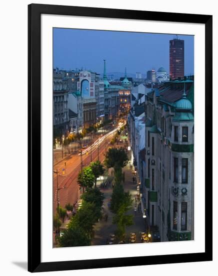 Kralja Milana Street, Belgrade, Serbia-Walter Bibikow-Framed Photographic Print