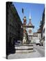 Kramgasse and the Zeitglockenturm, Bern, Bernese Mittelland, Switzerland-Gavin Hellier-Stretched Canvas